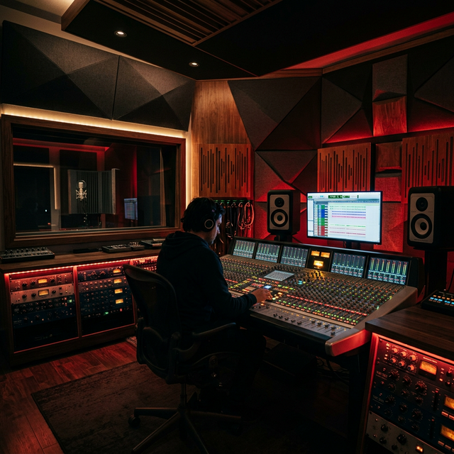 Studio d'enregistrement La Base Studios - Console de mixage