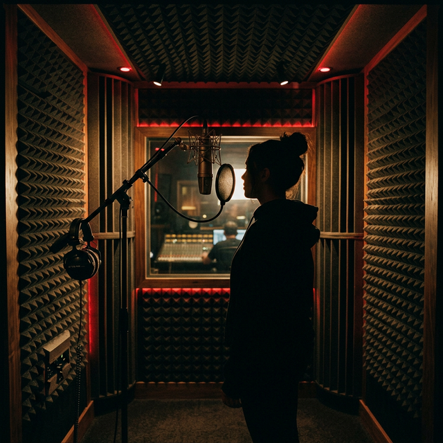 Cabine d'enregistrement vocal - La Base Studios